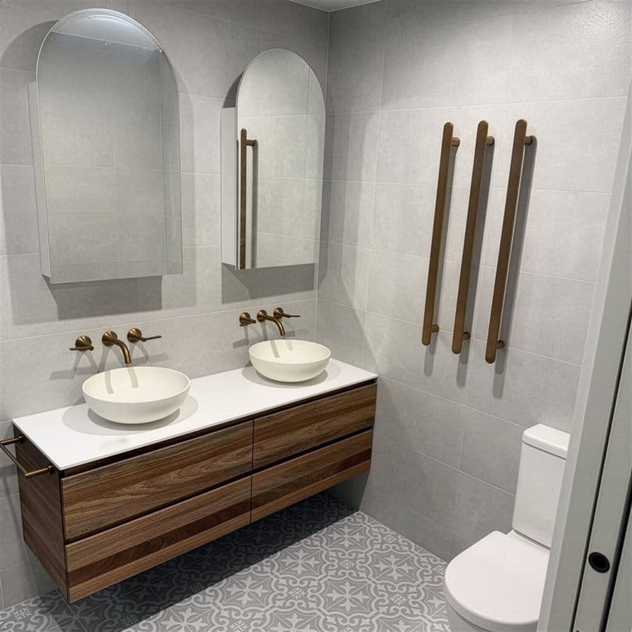 Bathrooms project by WQM Group in Canberra